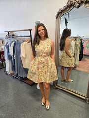 In Full Bloom Floral Mini Dress