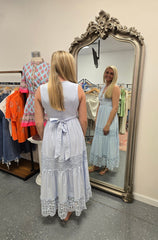 Lace Tiered Maxi Dress