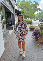 Autumn Garden Mini Dress