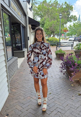 Autumn Garden Mini Dress