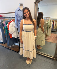 Santorini Coast Midi Dress