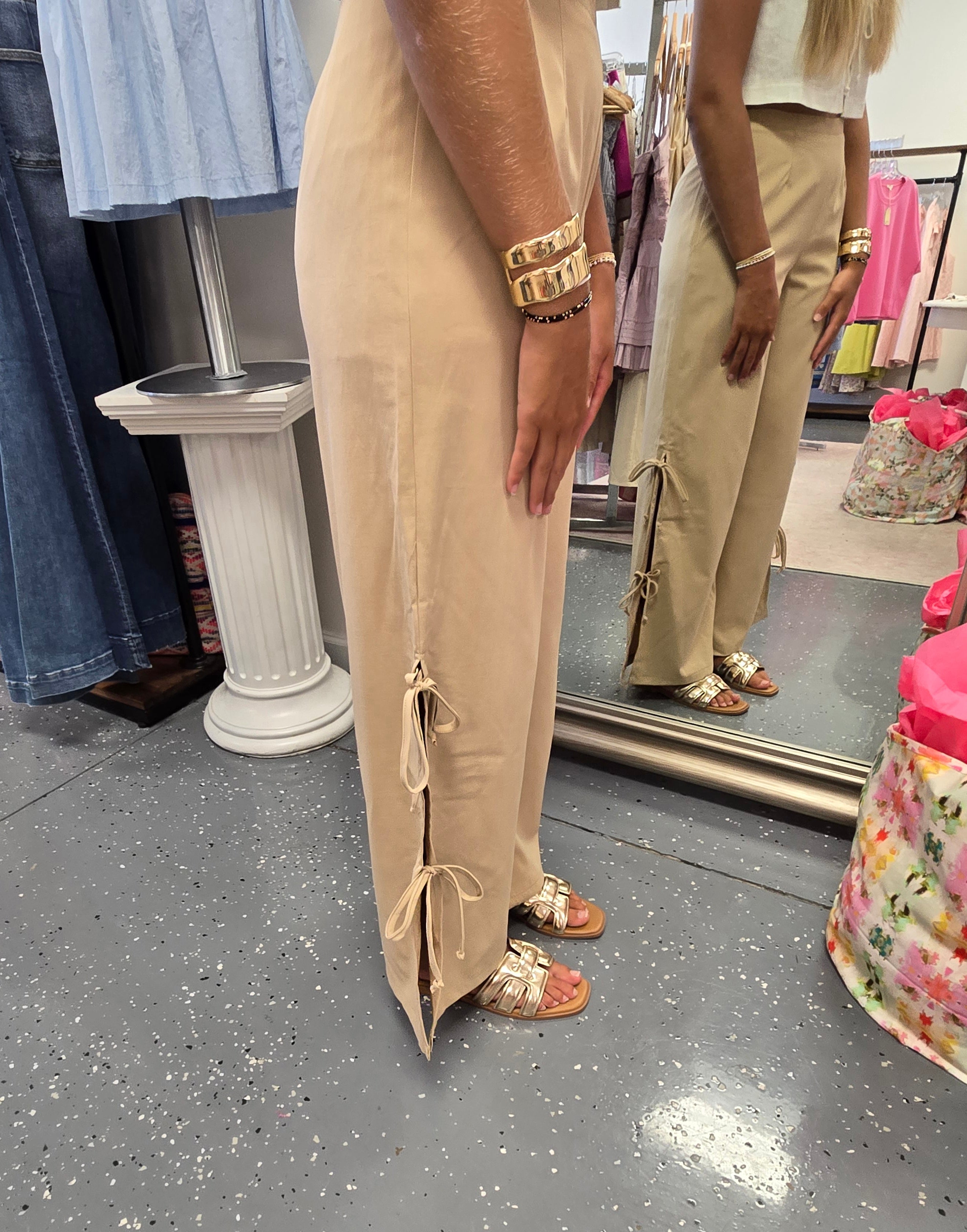 Harlie Side Tie Pants