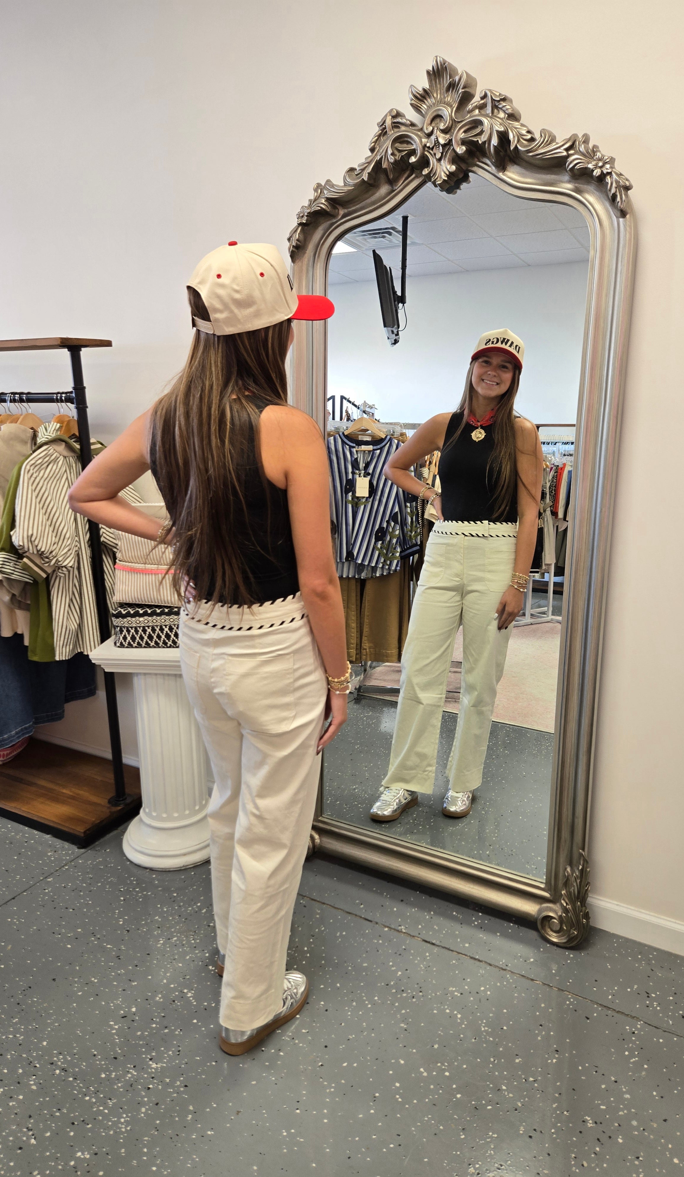 High Waist Wide Leg Pants