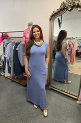 Jersey Knit Maxi Dress