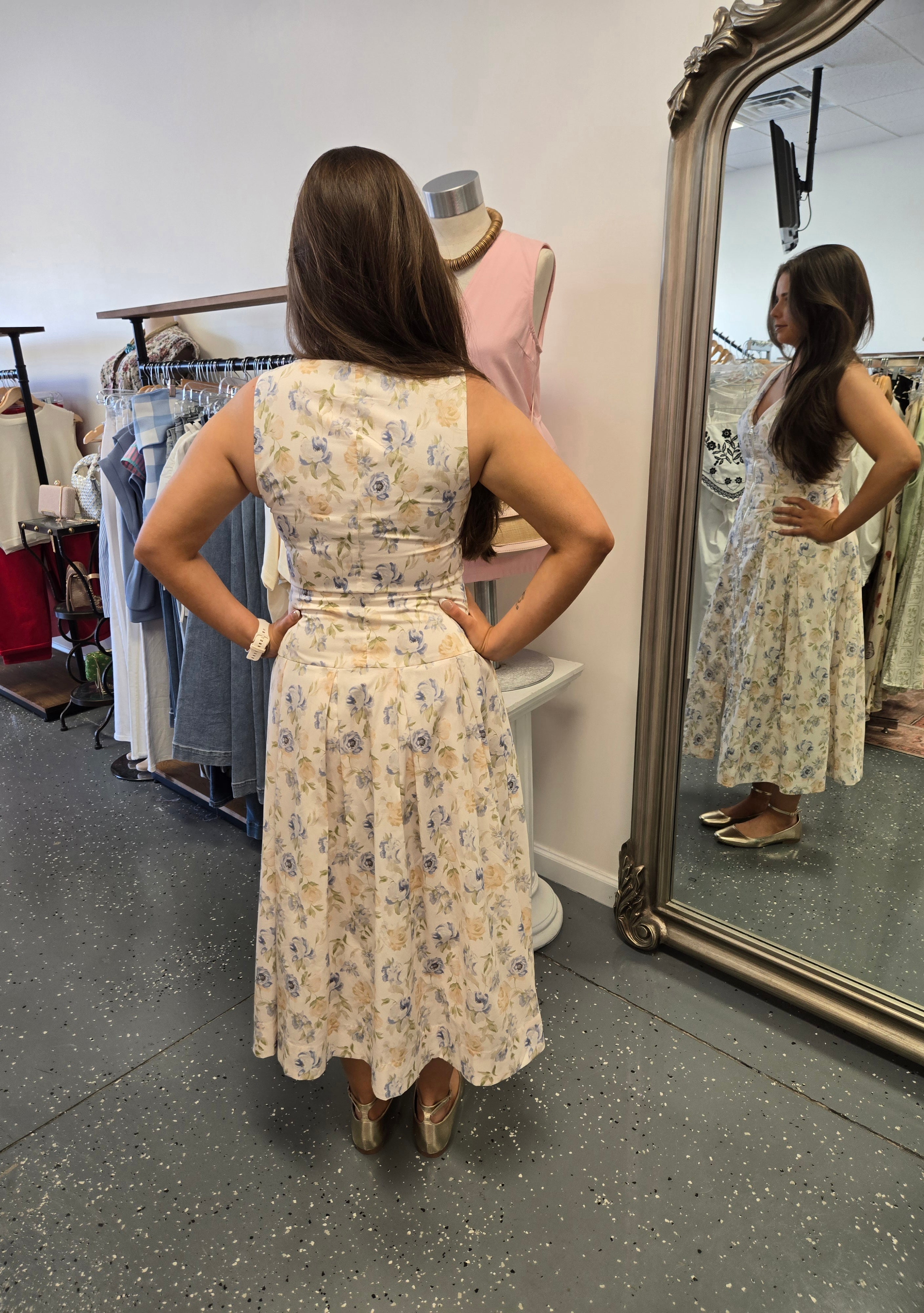 Garden Daydreams Midi Dress