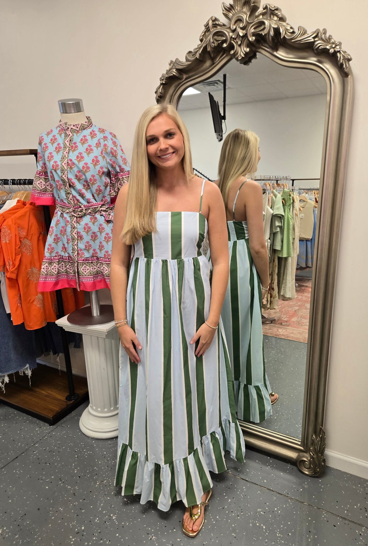 Striped Daydreamer Maxi Dress