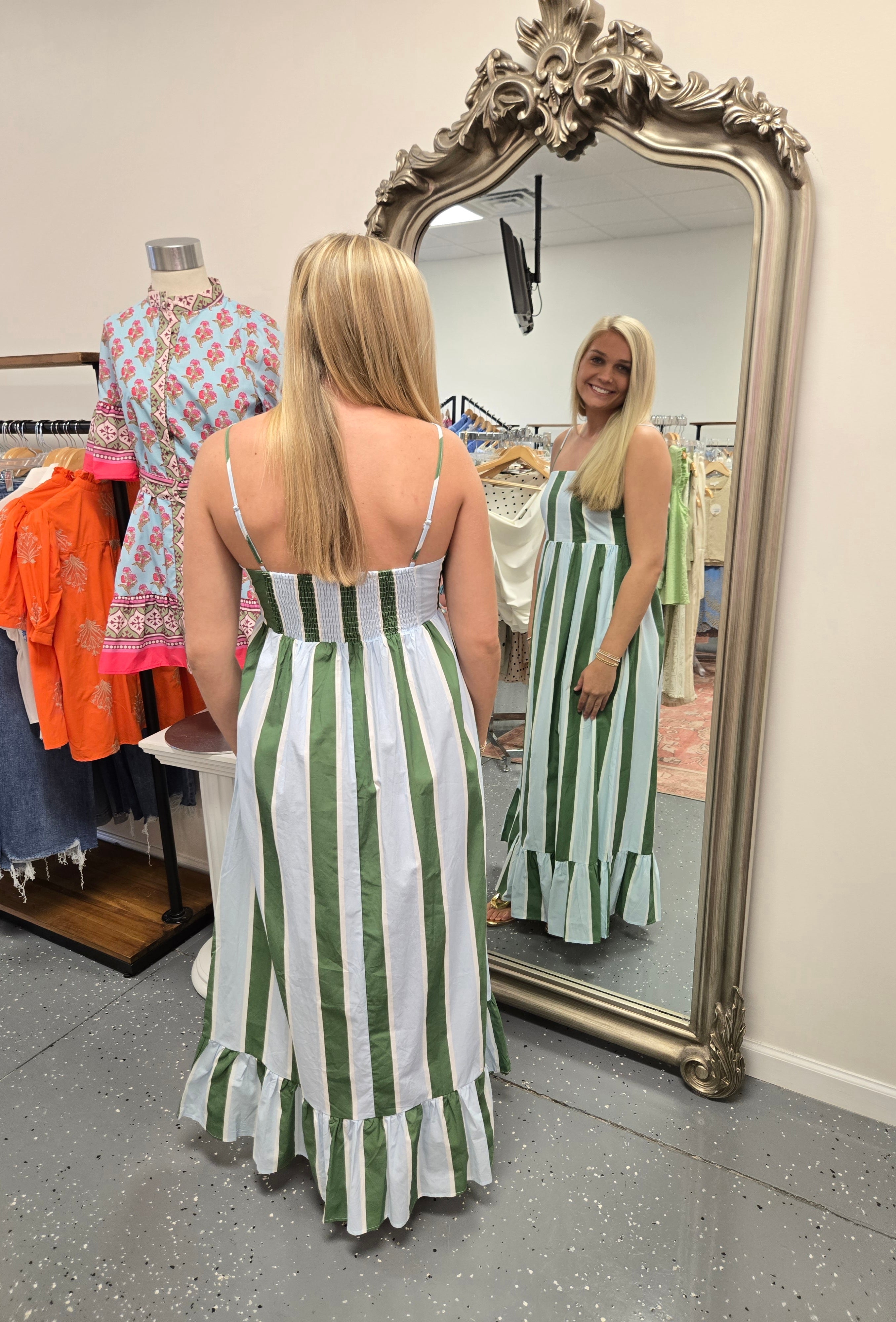 Striped Daydreamer Maxi Dress