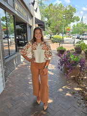 High Rise Wide Crop Pocket Jeans