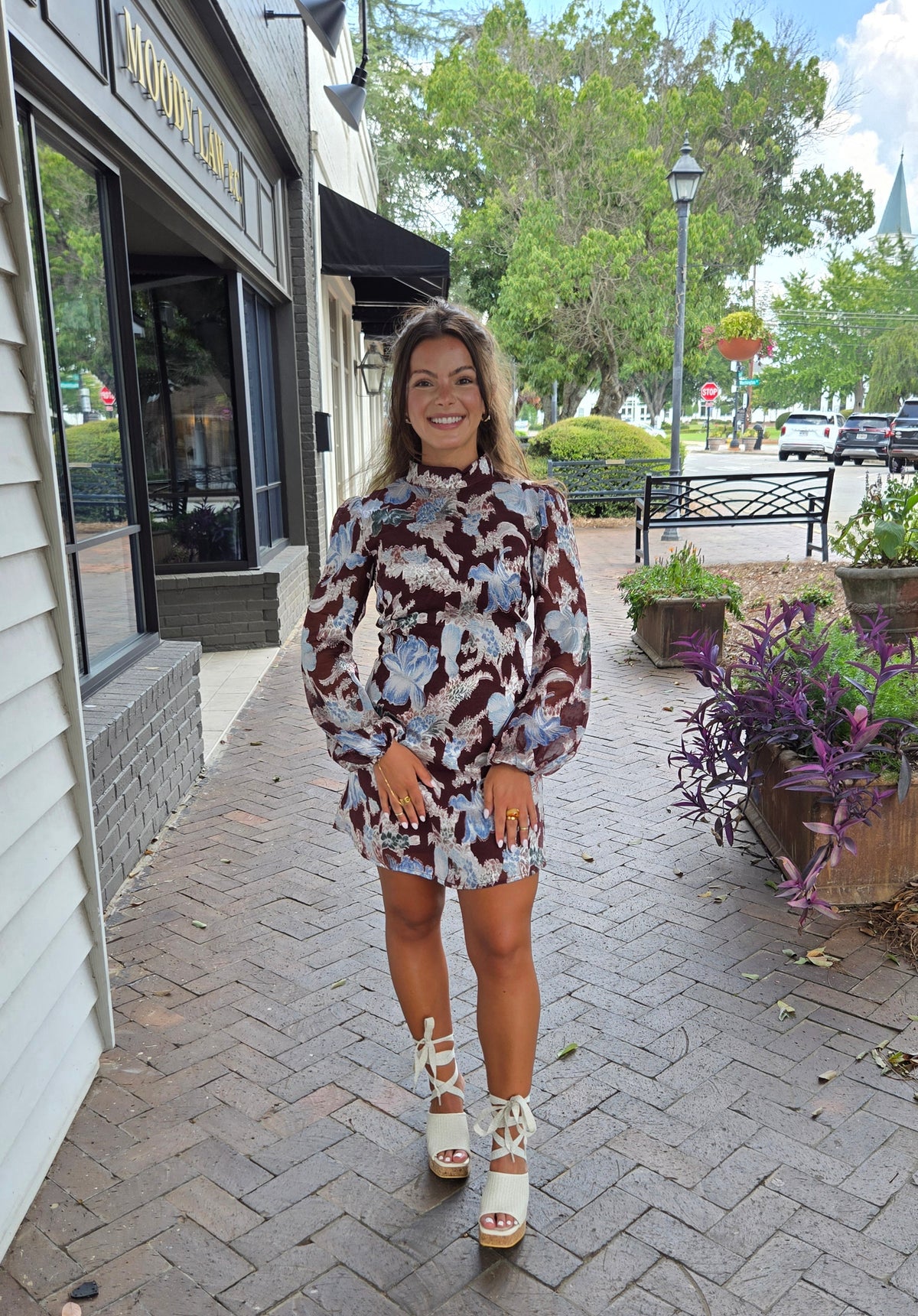 Autumn Garden Mini Dress