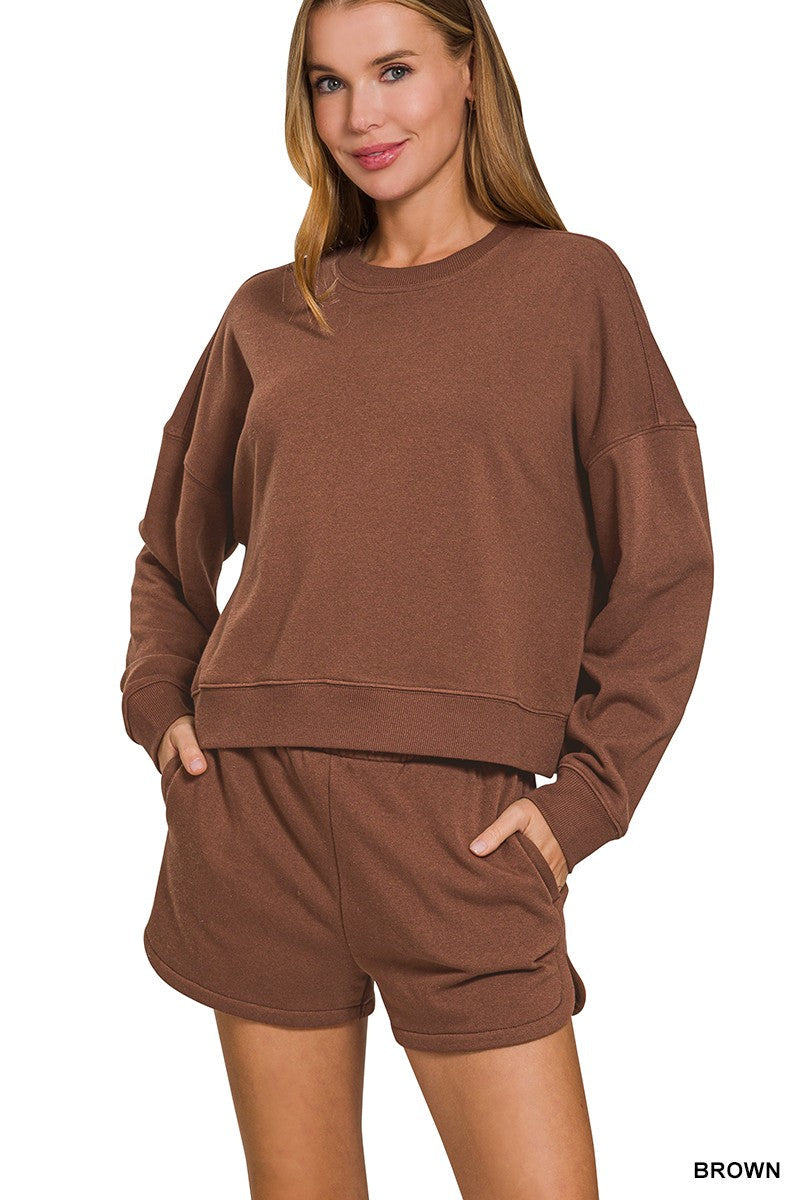 Fleece Short Set