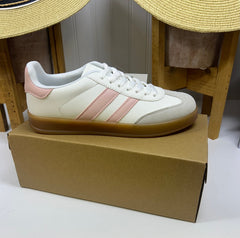 Mikayla Sneaker- White/Pink