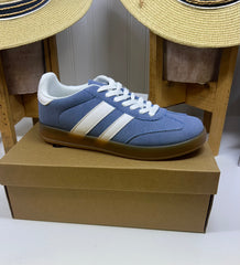Mikayla Suede Sneaker- Blue