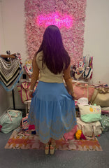 Seaside Lace Midi Skirt