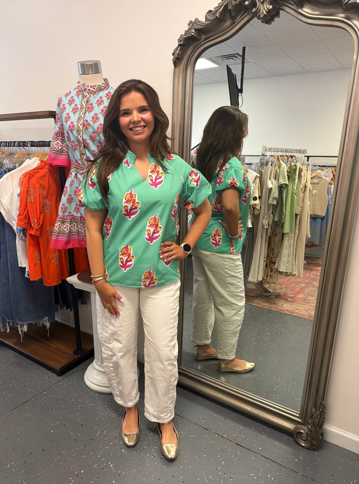 Floral Print Blouse