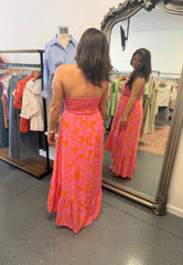 Pink Paradise Midi Dress