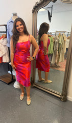 Sunset Garden Midi Dress