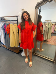 Cherry Pop Shirt Dress