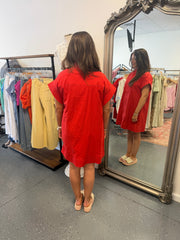 Cherry Pop Shirt Dress
