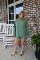 The Macy-Lounge Set- Olive