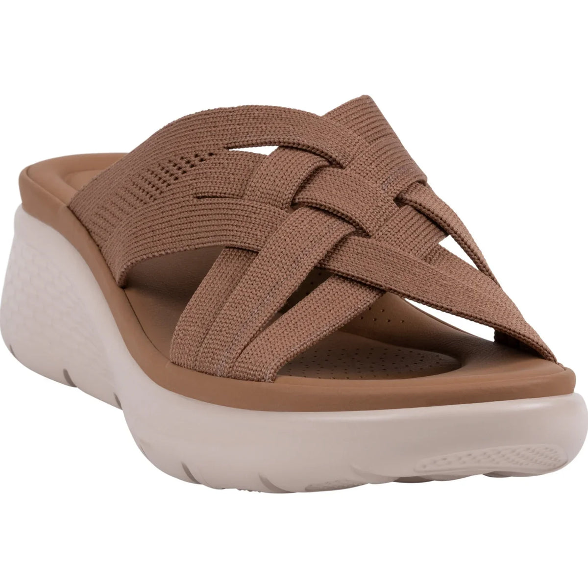 Sellena Brown Wedge Sandal