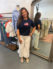 Stars and Stripes Knit Top