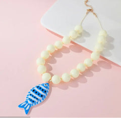 Beaded Fish Necklace